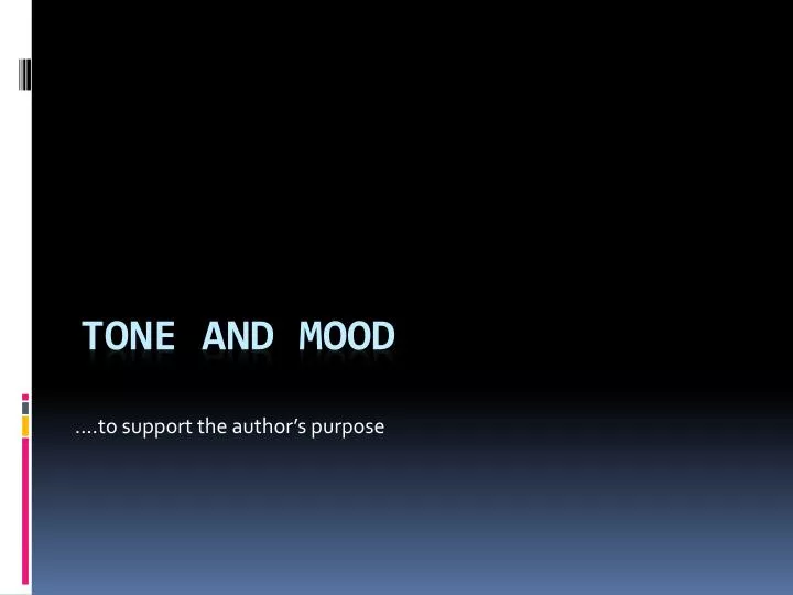 to support the author s purpose