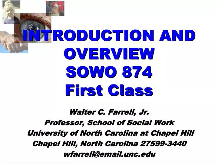 introduction and overview sowo 874 first class