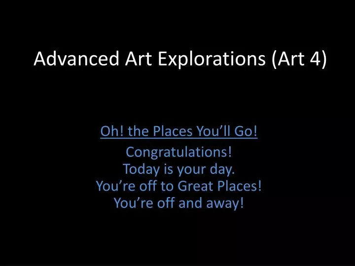advanced art explorations art 4