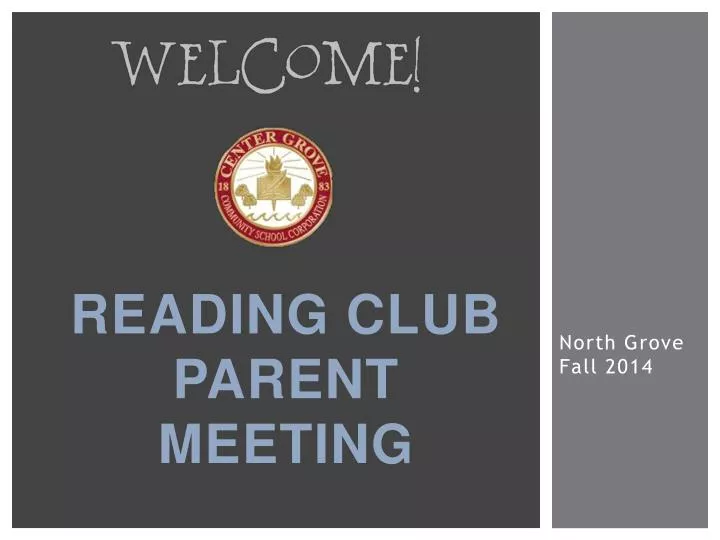 reading club parent meeting