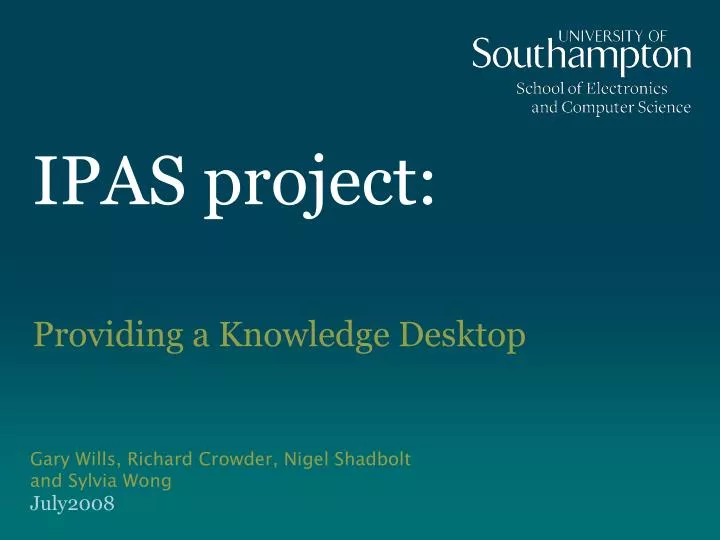 ipas project