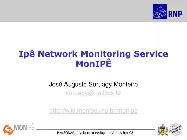 ip network monitoring service monip