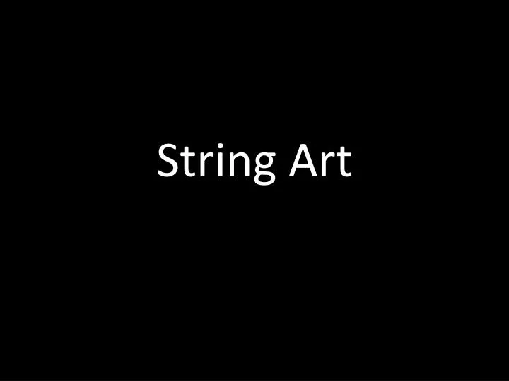 string art