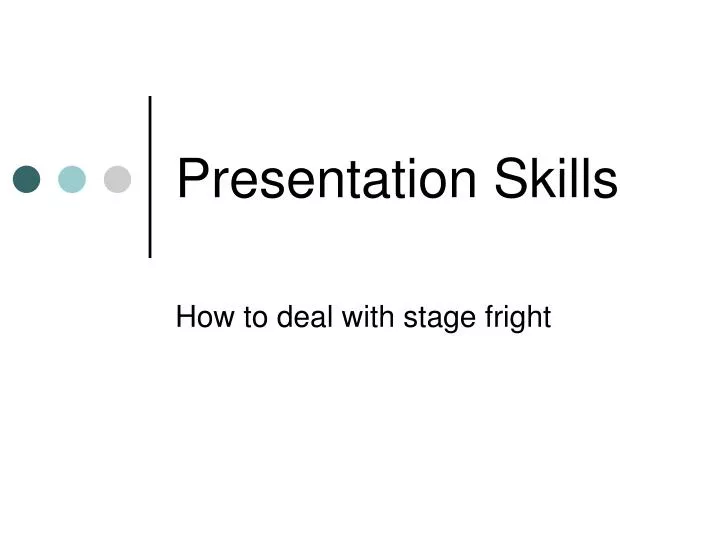 presentation skills