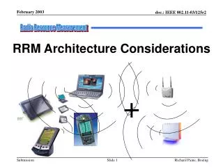 RRM Architecture Considerations