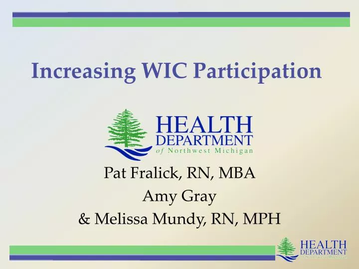 increasing wic participation