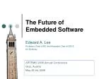 The Future of Embedded Software - slide 1