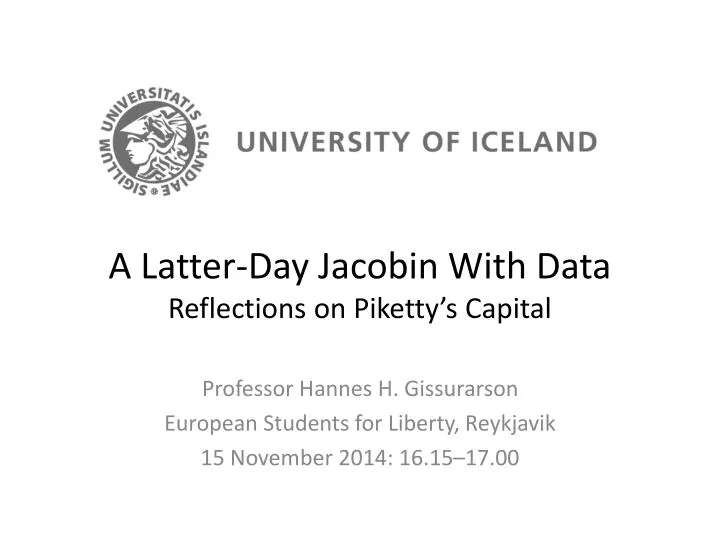 a latter day jacobin with data reflections on piketty s capital