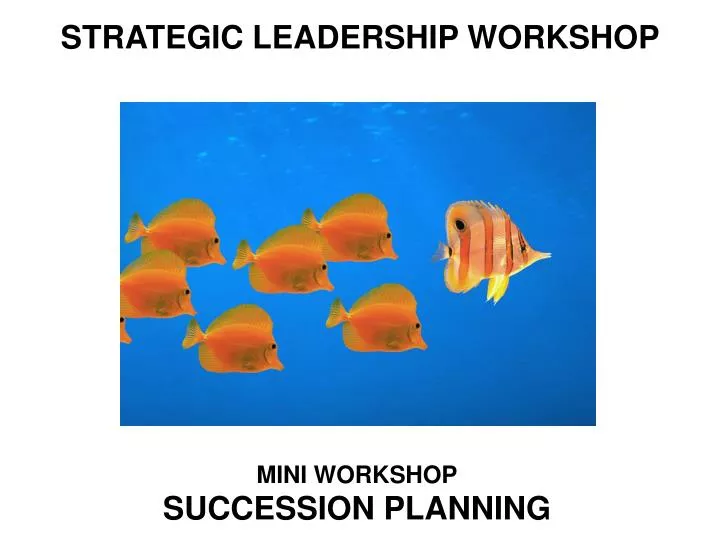 strategic leadership workshop