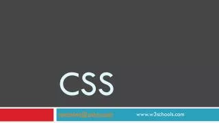 CSS