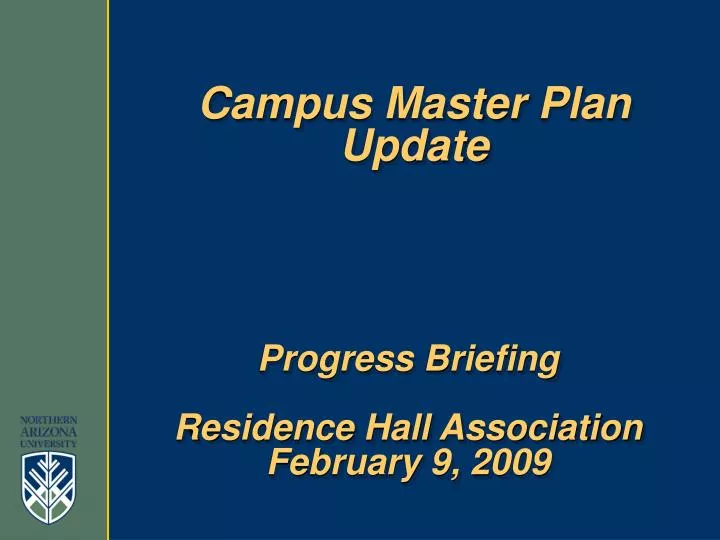 progress briefing residence hall association february 9 2009