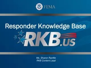 Responder Knowledge Base