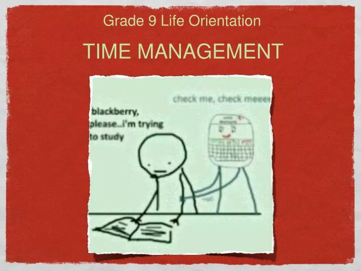 time management