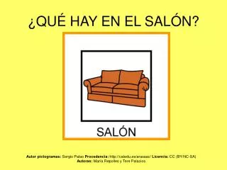 qu hay en el sal n