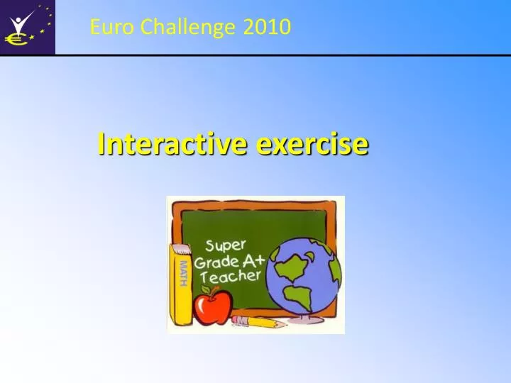 interactive exercise