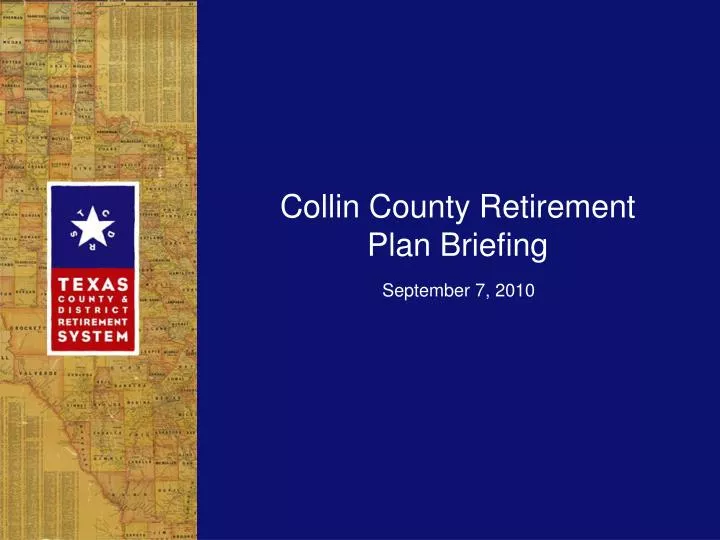 collin county retirement plan briefing