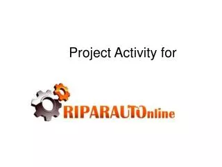 Project Activity for
