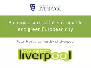 Building a successful, sustainable and green European city