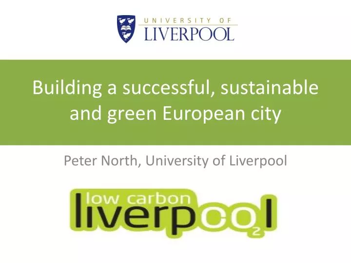 building a successful sustainable and green european city