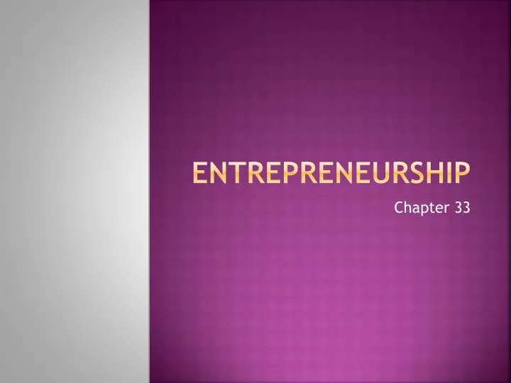 entrepreneurship