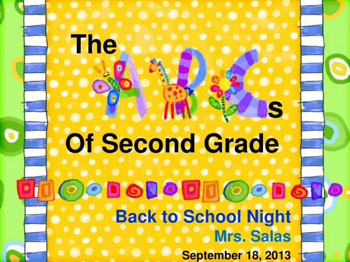 back to school night mrs salas september 18 2013