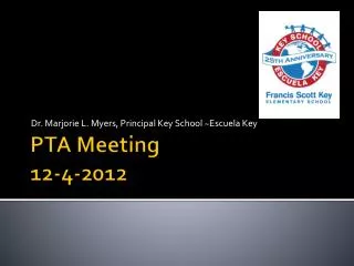 PTA Meeting 12-4-2012