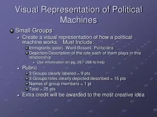 Visual Representation of Political Machines