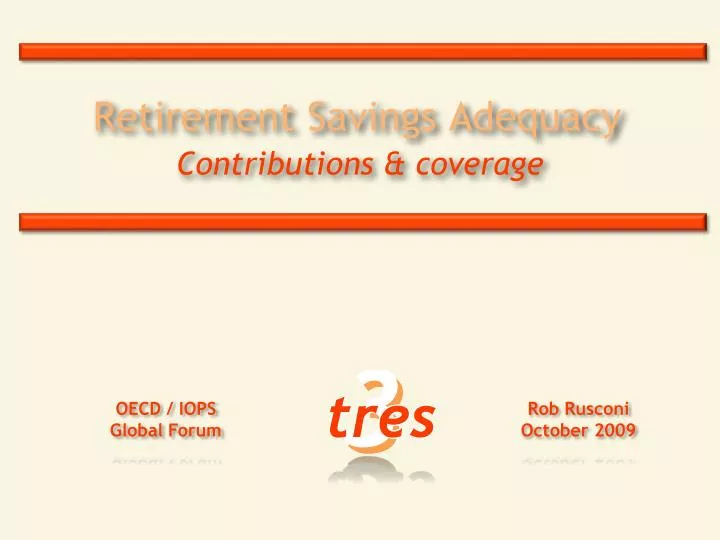 retirement savings adequacy
