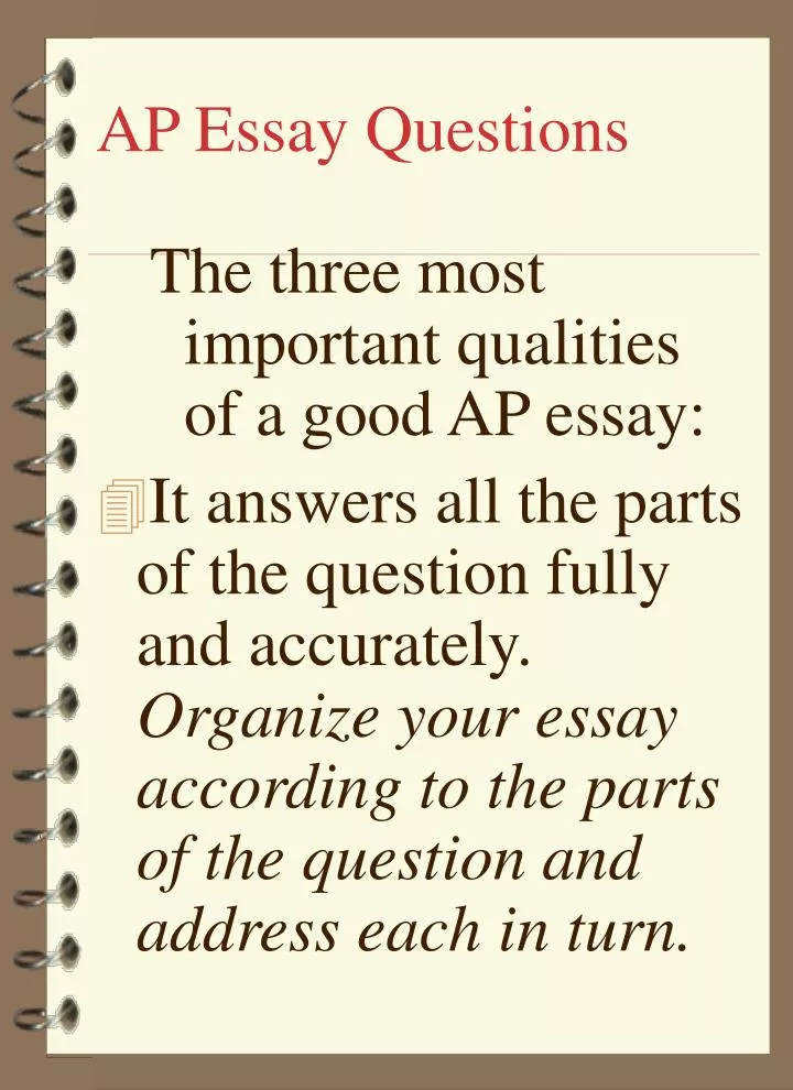 ap essay questions