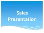 Sales Presentation - slide 1