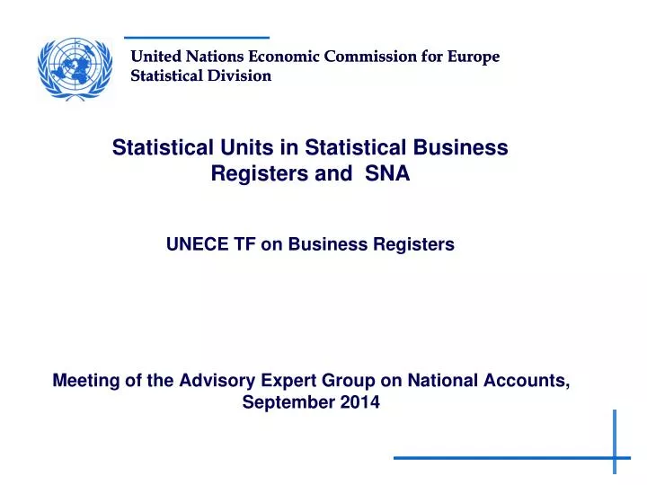 meeting of the advisory expert group on national accounts september 2014