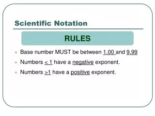 Scientific Notation