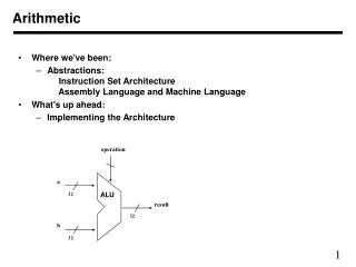 Arithmetic