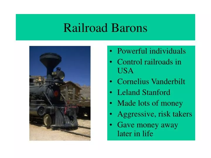 railroad barons