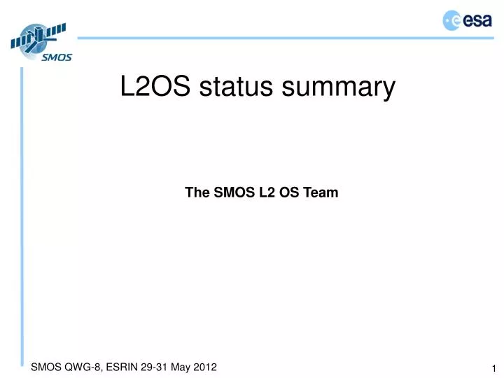 l2os status summary