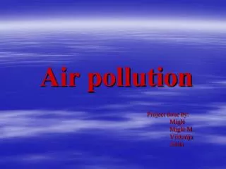 Air pollution