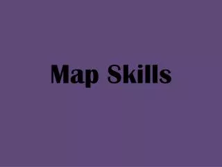 Map Skills