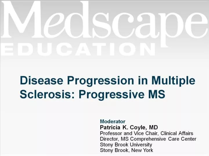 disease progression in multiple sclerosis progressive ms