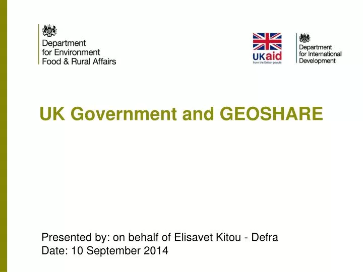 uk government and geoshare