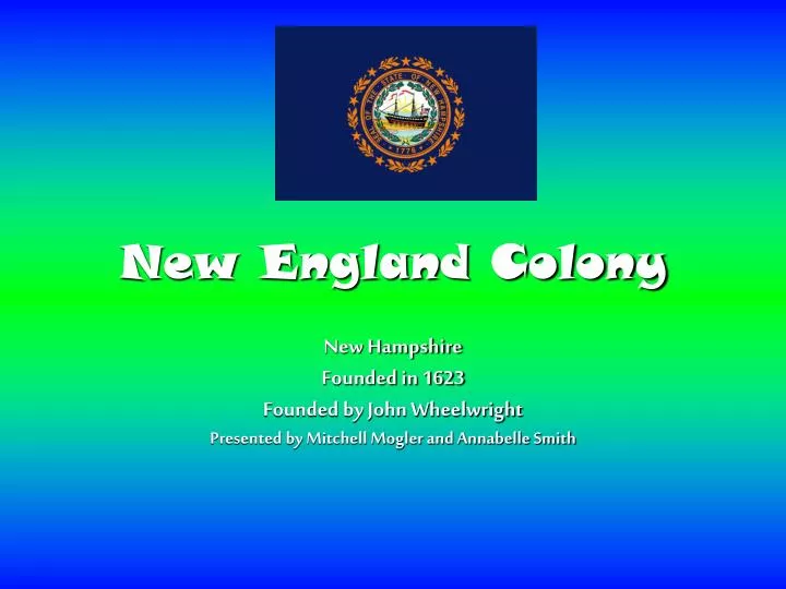 new england colony