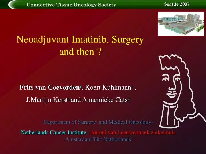 neoadjuvant imatinib surgery and then