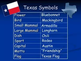 texas symbols