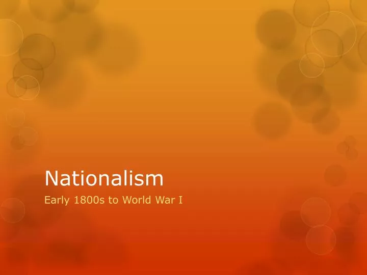 nationalism