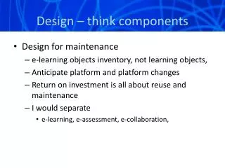 design t hink components