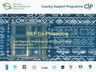 gef co financing