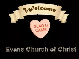 Evans Church of Christ