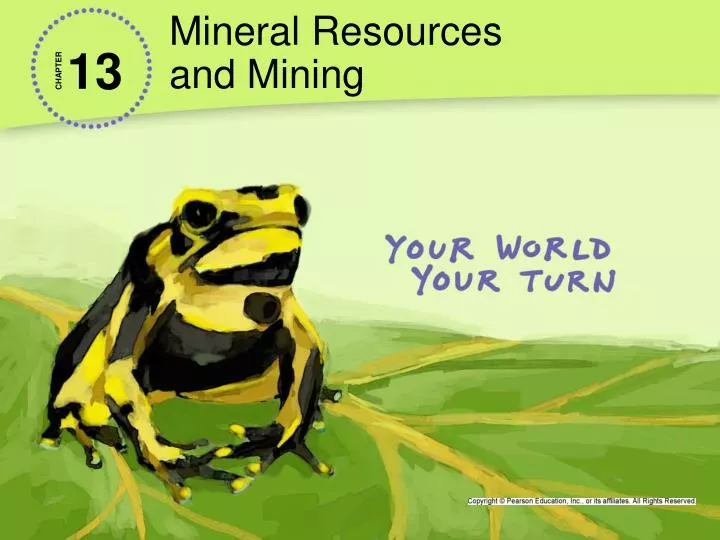 mineral resources and mining