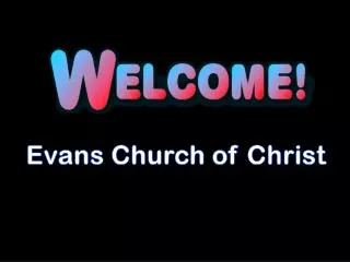 Evans Church of Christ