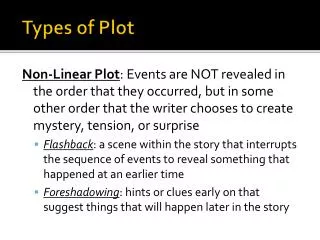 Types of Plot