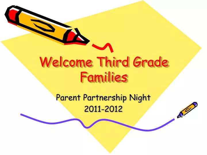 welcome third grade families